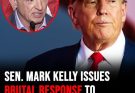 Sen. Mark Kelly issues brutal response to Trump after president’s ‘death threat’